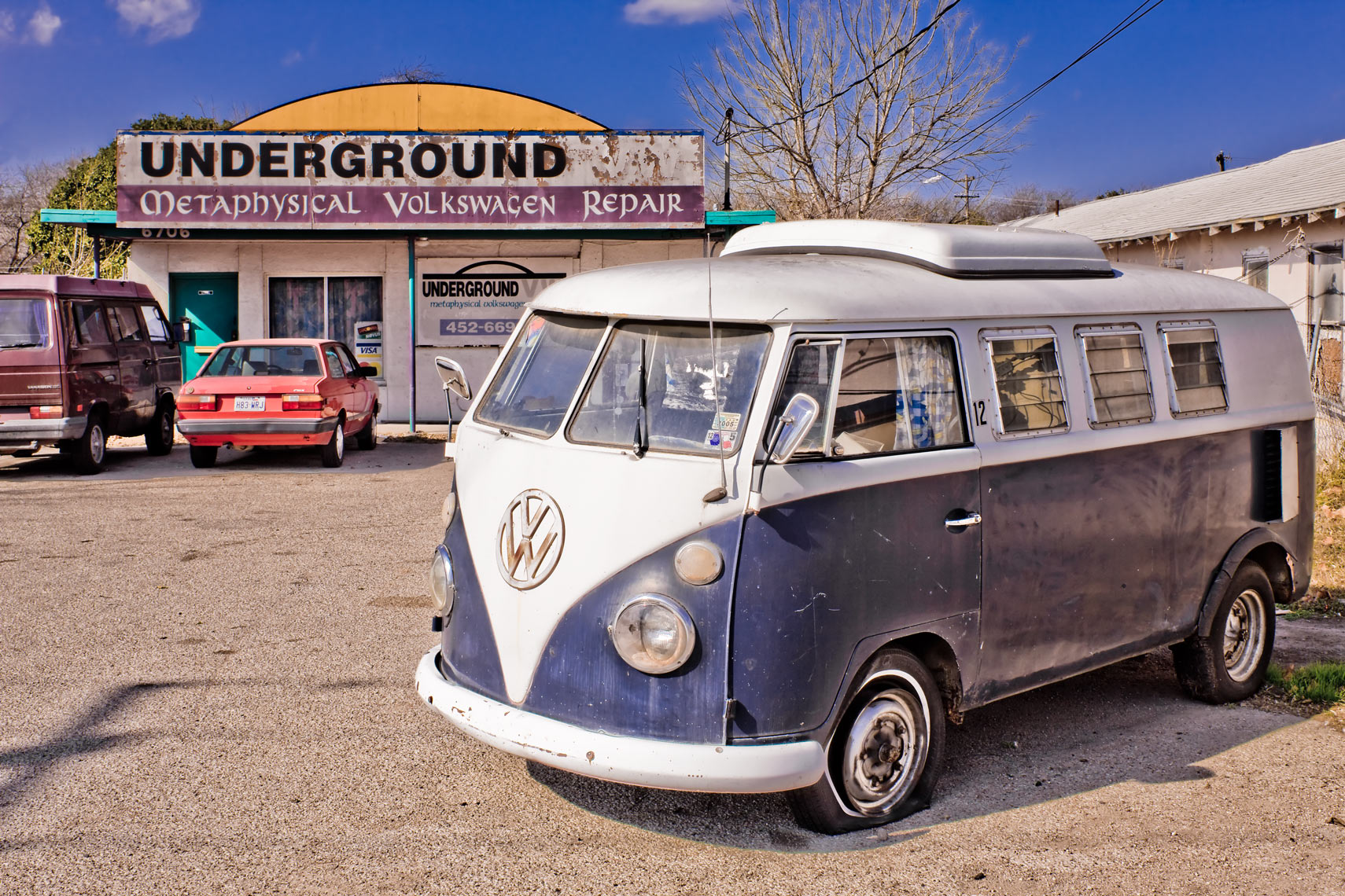 VW Bus in Austin Texas